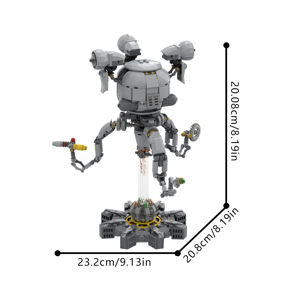 mr. handy building set | fallout | lego compatible - 2