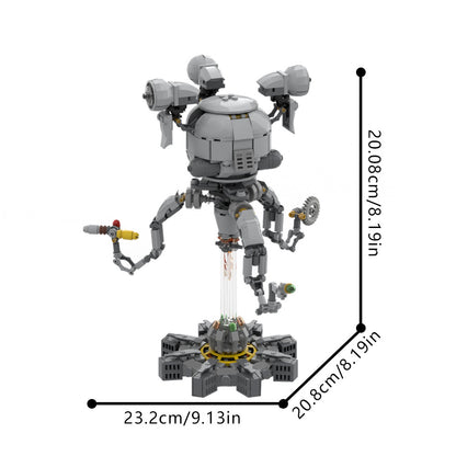 mr. handy building set | fallout | lego compatible - 2