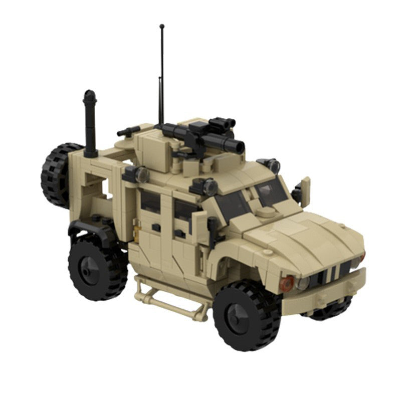 mrap m-atv oshkosh building set | tan | moc-150189 - 1