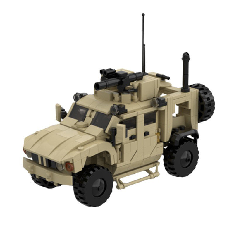 mrap m-atv oshkosh building set | tan | moc-150189 - 2
