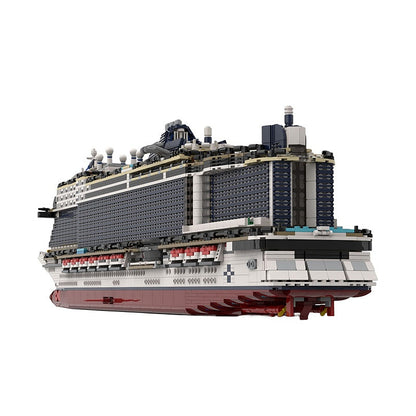 MSC Seashore Cruise Ship MOC Building Kit | Large Vessel Model - 3