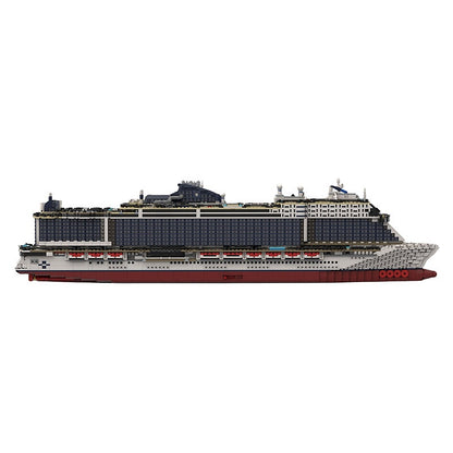 MSC Seashore Cruise Ship MOC Building Kit | Large Vessel Model - 4