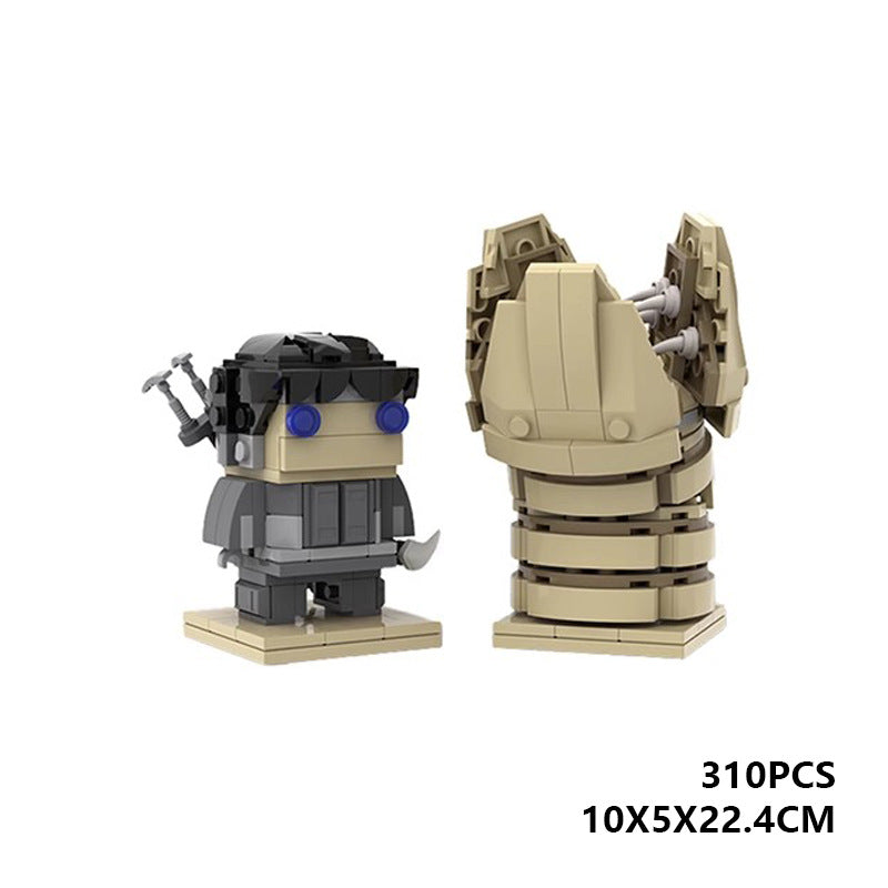 muad'dib & shai-hulud brickheadz building set | dune | moc-75867 - 4