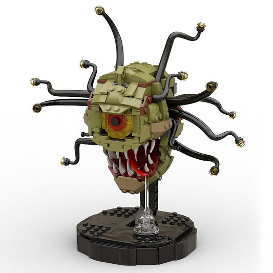 Multi-Eyed Floating Dungeon Boss MOC Building Kit | Fantasy Monster - 1