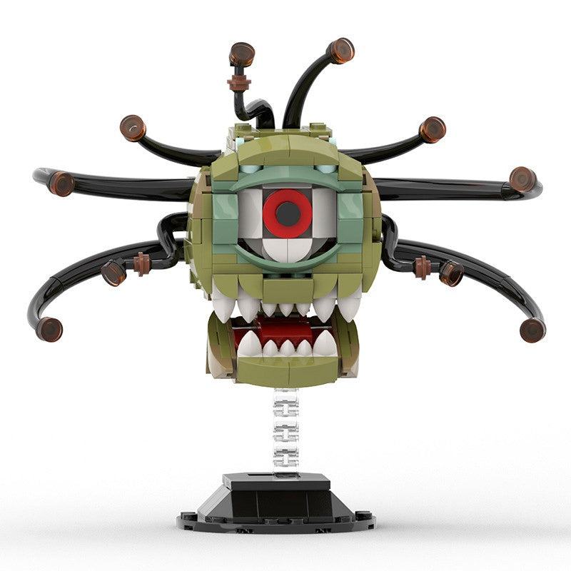 Multi-Eyed Floating Dungeon Boss Monster Building Kit | LEGO-Compatible MOC - 1
