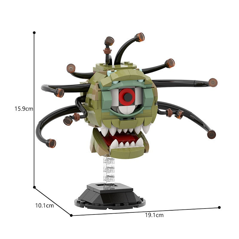 Multi-Eyed Floating Dungeon Boss Monster Building Kit | LEGO-Compatible MOC - 4
