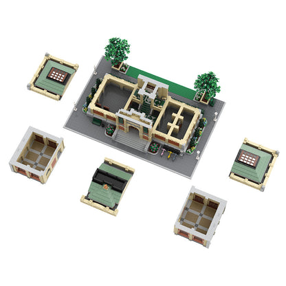 museum building kit | lego compatible moc - 6