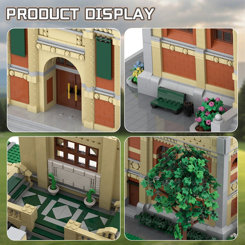 Museum MOC Building Kit | Cultural Architecture Display Model - 4