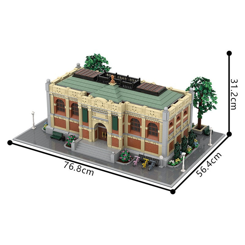 Museum MOC Building Kit | Cultural Architecture Display Model - 5