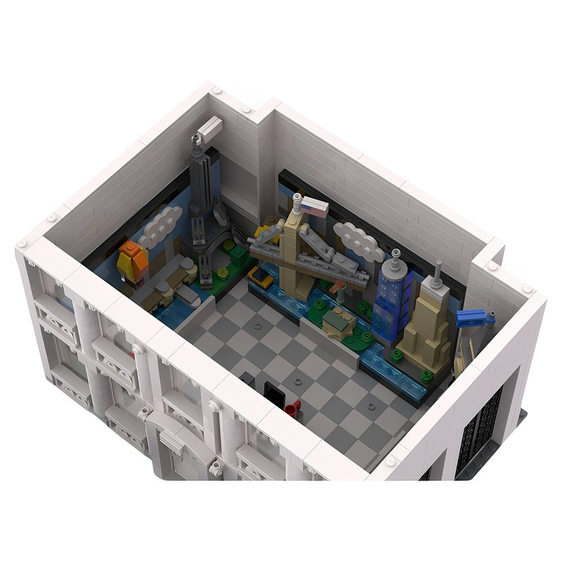 Museum of Architectural Wonders Modular MOC Building Kit - 4