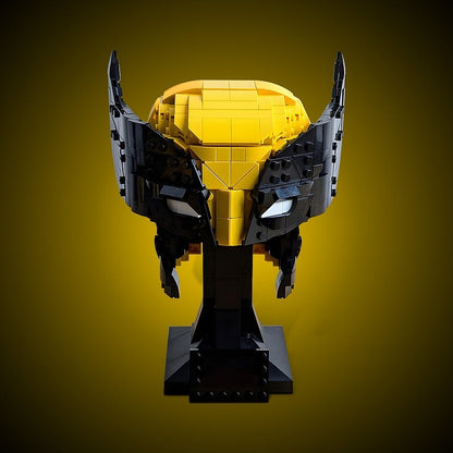 Mutant Hero Cowl Helmet MOC Character Display Building Kit - 3