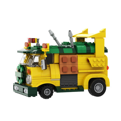 Mutant Ninja Cartoon Team Van Building Kit | LEGO-Compatible MOC - 2