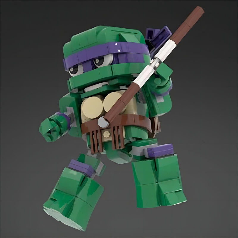 Mutant Ninja Turtle Hero Team 4 Character Building Kit | Compatible MOC - 7