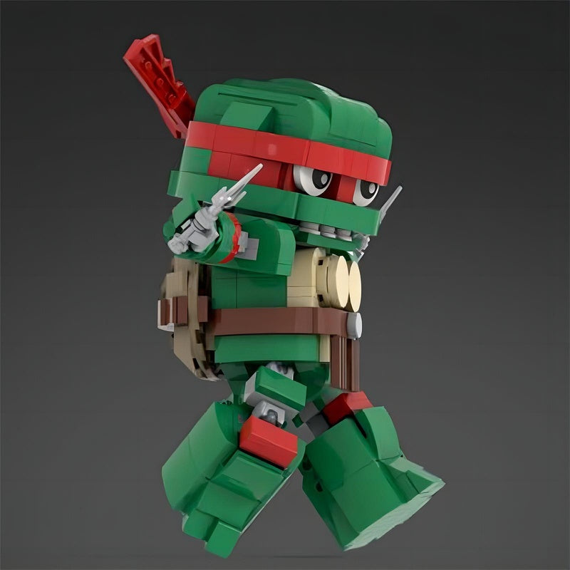 Mutant Ninja Turtle Hero Team 4 Character Building Kit | Compatible MOC - 8