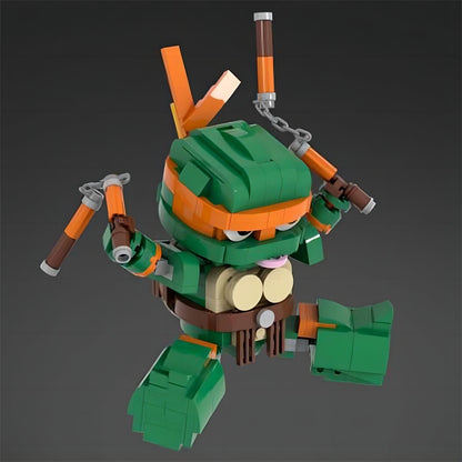 Mutant Ninja Turtle Hero Team 4 Character Building Kit | Compatible MOC - 9