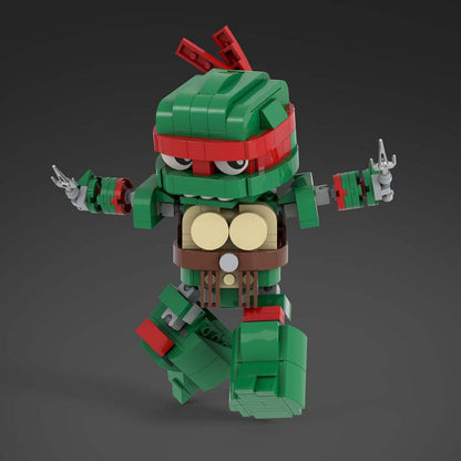 Mutant Ninja Turtle Hero Team 4 Character Building Kit | LEGO-Compatible MOC - 2