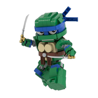 Mutant Ninja Turtle Hero Team 4 Character Building Kit | LEGO-Compatible MOC - 5