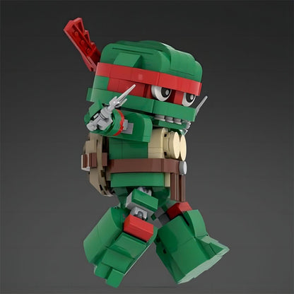 Mutant Ninja Turtle Hero Team 4 Character Building Kit | LEGO-Compatible MOC - 8