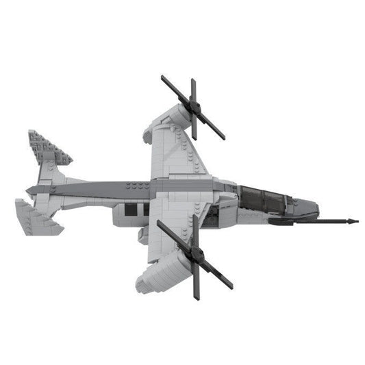 MV-26 Falcon Aircraft Building Kit | LEGO-Compatible MOC - 1