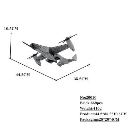 mv-26 falcon building set | moc-155040 - 4