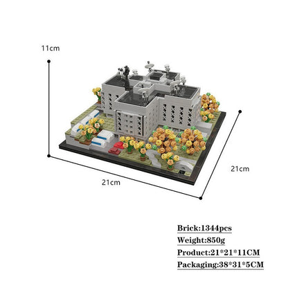 Mysterious Town Research Lab Building Kit | LEGO-Compatible MOC - 5