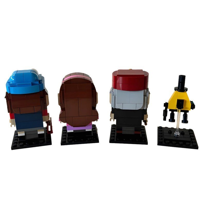 Mystery Cabin Cartoon Brickheadz Building Kits | LEGO-Compatible MOC - 2