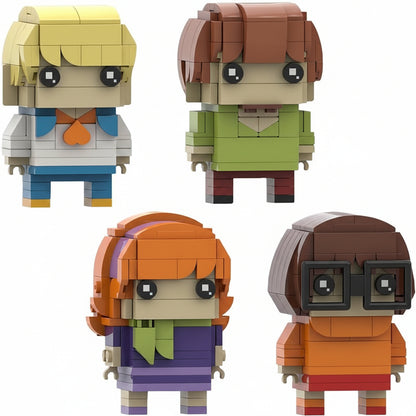 Mystery Cartoon BrickHeadz Style Figures  Building Kits | LEGO-Compatible MOC - 1