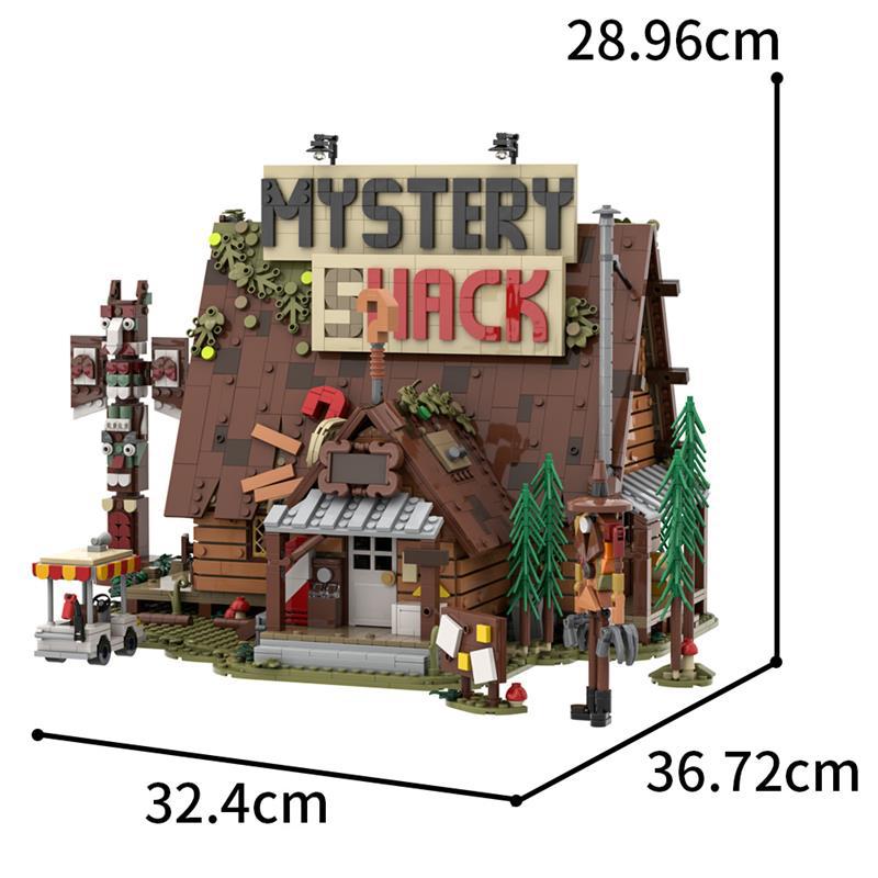 mystery shack building set | gravity falls | lego compatible - 2