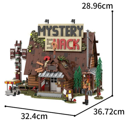 mystery shack building set | gravity falls | lego compatible - 2