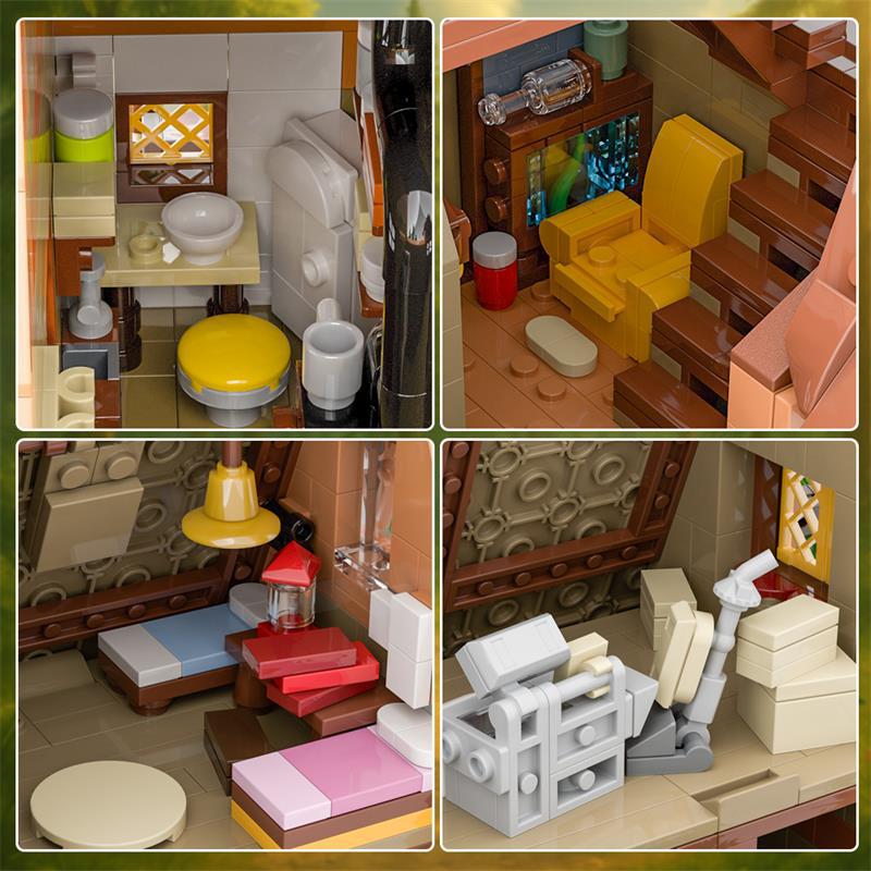 mystery shack building set | gravity falls | lego compatible - 3