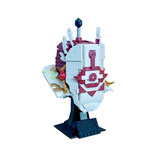 Mystic Ninja Clan Leader Helmet Building Kit | LEGO-Compatible MOC - 4