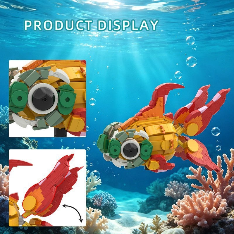 Mystical Fire Creature MOC Building Kit | Fantasy Animal Display Model - 2