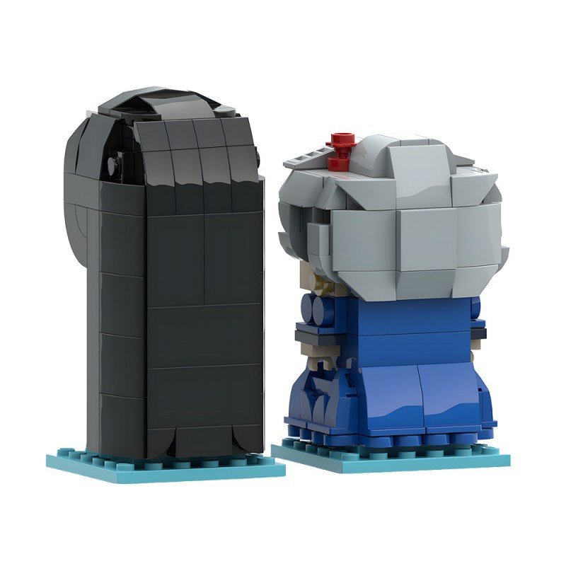 Mystical Spirit Bathhouse Duo Brickheadz Building Kit | LEGO-Compatible MOC - 2