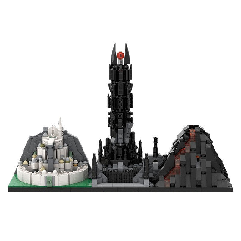 Mythic Fantasy Kingdom Skyline Building Kit | LEGO-Compatible MOC - 1