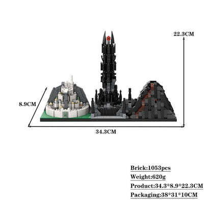 Mythic Fantasy Kingdom Skyline Building Kit | LEGO-Compatible MOC - 2