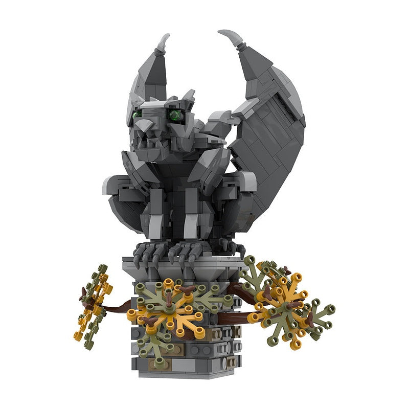 Mythical Creatures V Gargoyle Monster MOC Building Kit | Fantasy Creature Model - 5