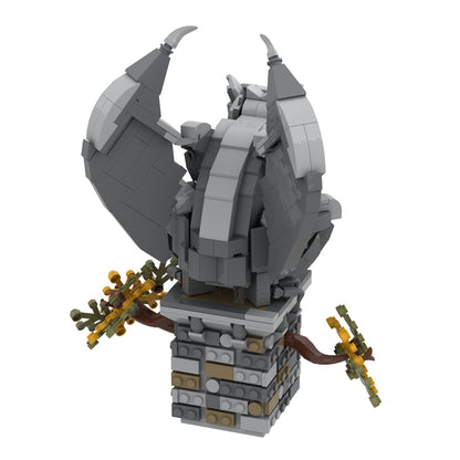 mythical creatures v gargoyle monster moc building set - 6