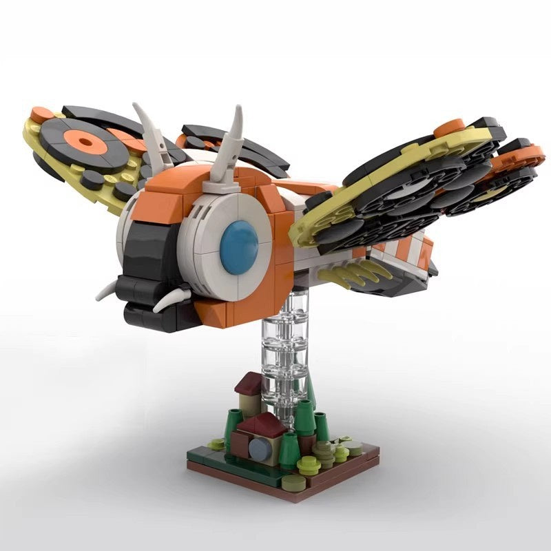 Mythical Guardian Moth BrickHeadz Building Kit | LEGO-Compatible MOC - 1