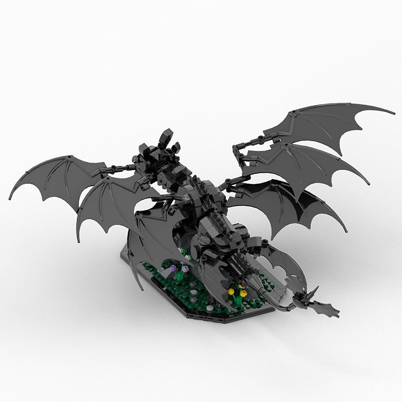 Mythical Night Dragon Building Kit | LEGO-Compatible MOC - 3