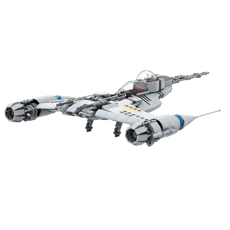 N-1 Galactic Hot Rod Fighter Building Kit | LEGO-Compatible MOC - 4