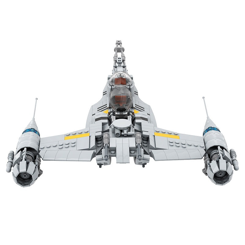 N-1 Galactic Hot Rod Fighter Building Kit | LEGO-Compatible MOC - 5