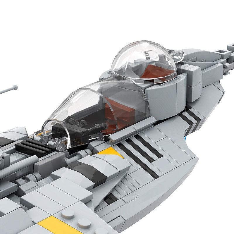N-1 Galactic Hot Rod Fighter Building Kit | LEGO-Compatible MOC - 8