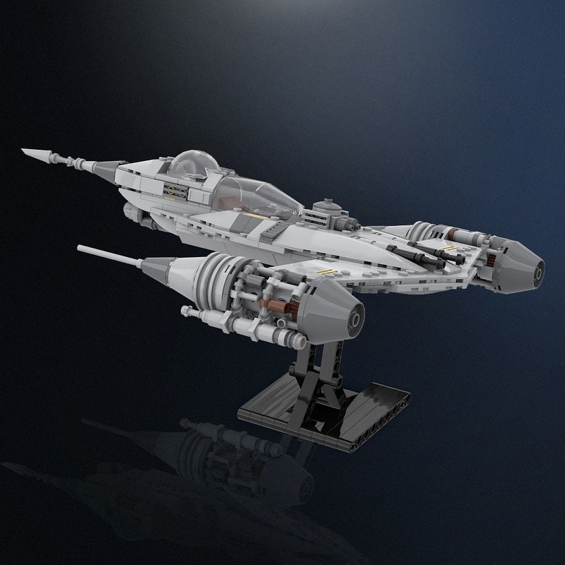 N-1 Galactic Starfighter Bounty Hunter Building Kit | LEGO-Compatible MOC - 3