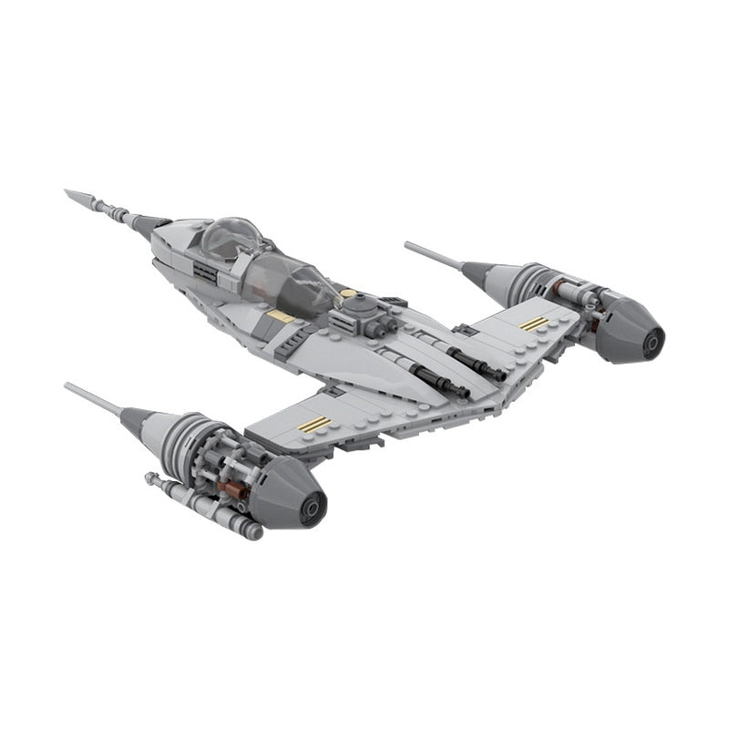 N-1 Galactic Starfighter Bounty Hunter Building Kit | LEGO-Compatible MOC - 4