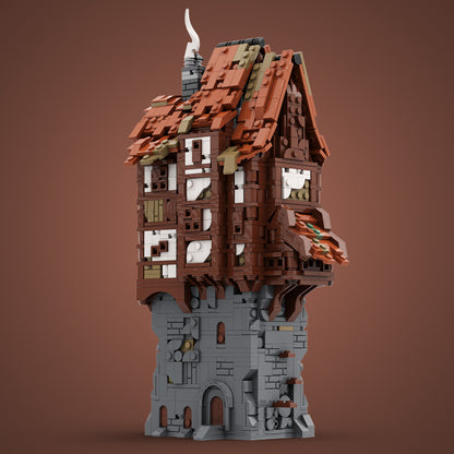 nameless village building set | lego compatible - 1