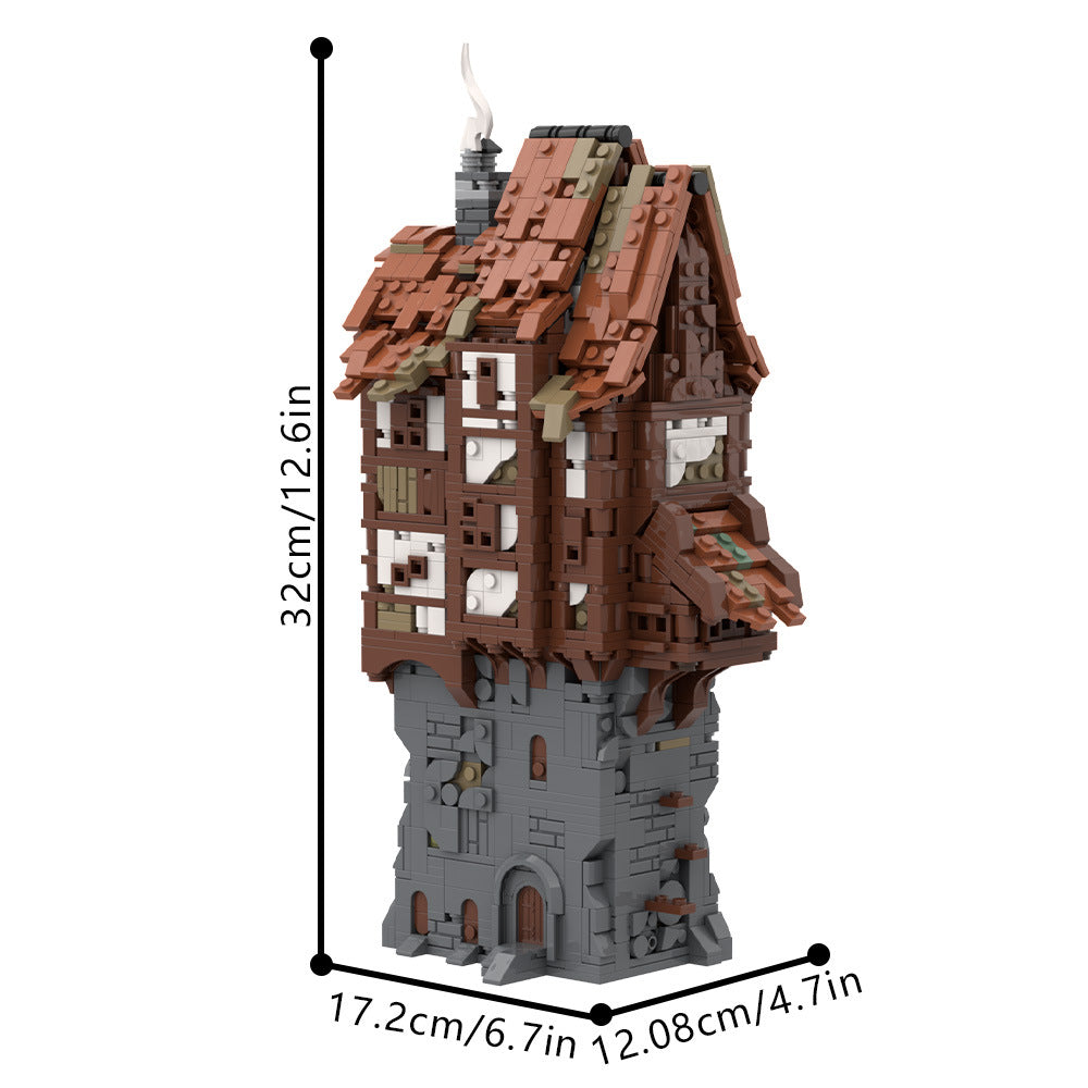 nameless village building set | lego compatible - 4