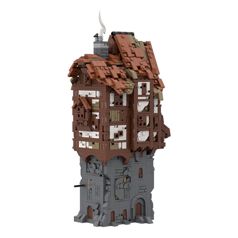 Nameless Village MOC Building Kit | Medieval Fantasy Settlement Model - 2