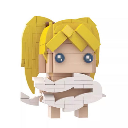 naruto sexy jutsu brickheadz moc set | lego compatible anime toy - 1