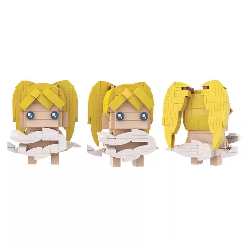 naruto sexy jutsu brickheadz moc set | lego compatible anime toy - 4
