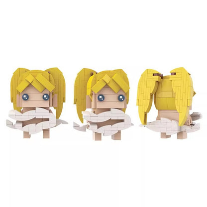 naruto sexy jutsu brickheadz moc set | lego compatible anime toy - 4